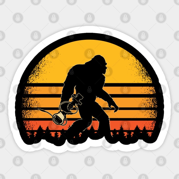 Hookah Shisha Bigfoot Sticker by Cooldruck